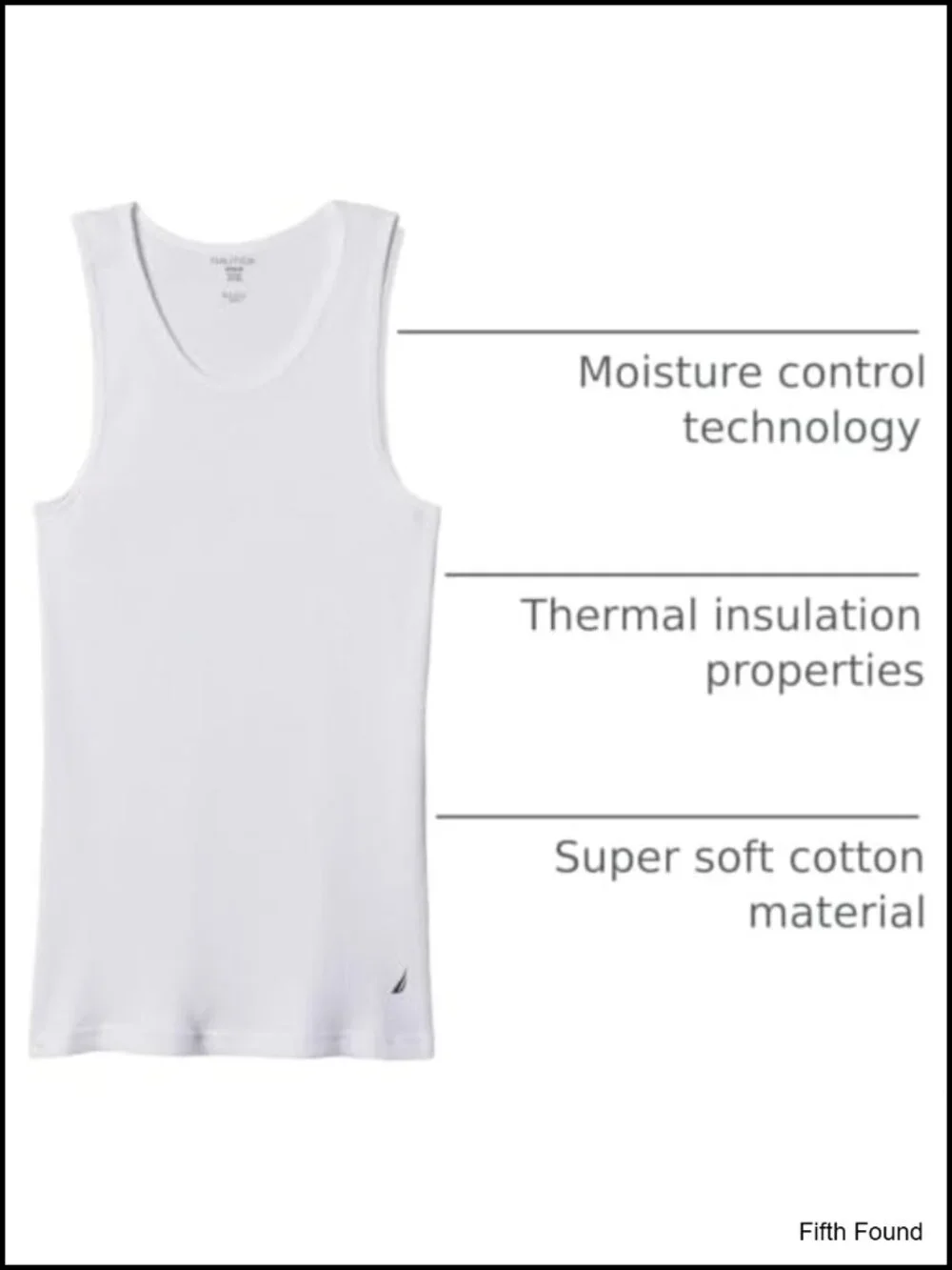 4 Pack Men's Cotton Ribbed Sleeveless Tank Undershirts
